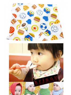 QQ004G*Scarf/Bib/Turban (White Teddy)